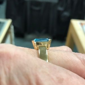 Jewelry - 14k Yellow Gold and Blue Topaz Ring Jewelry - 14k Yellow Gold and Blue Topaz Ring